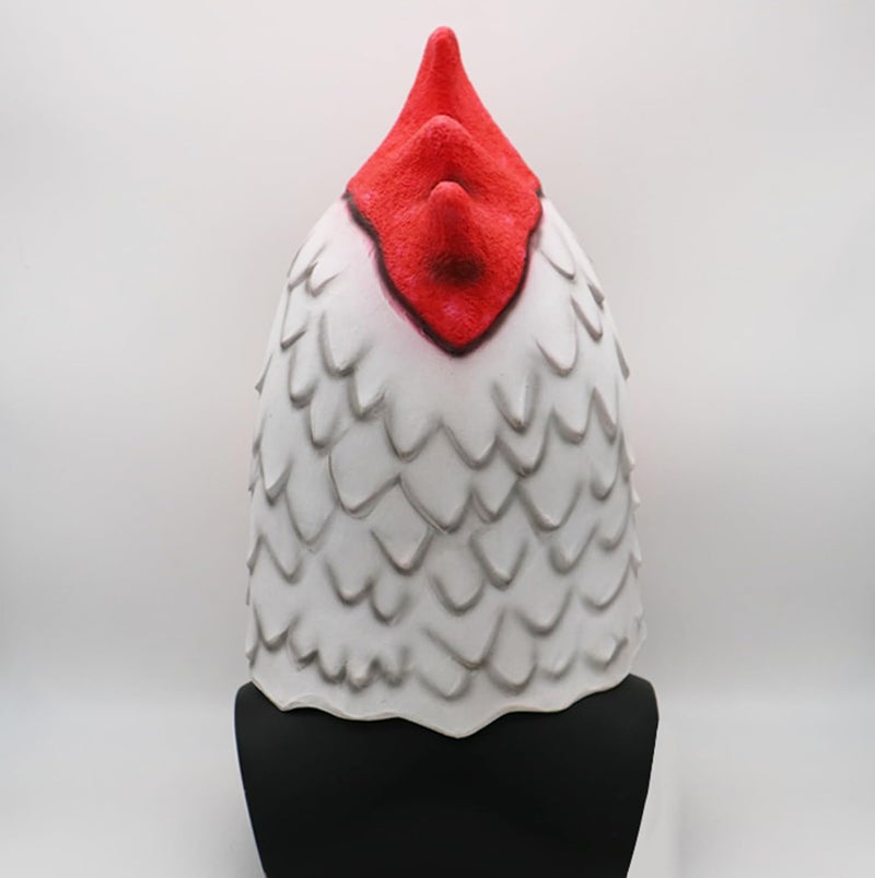 Gmasking 2018 Exclusive Latex Cartoon Rooster Head Mask Adult Halloween Chicken Costume - Image 2